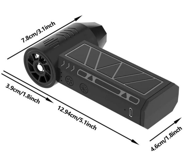 مینی جت فن چراغ دار مدل ZY7400