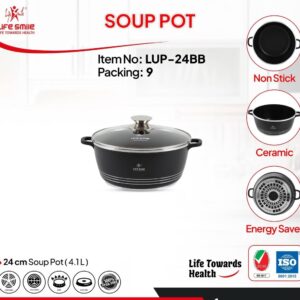 قابلمه گرانیتی لایف اسمایل سایز 24 مدل P7