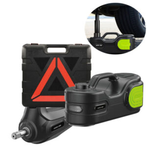 جک برقی آچار برقی و پمپ باد شارژی گرین لاین Green Lion Electric Car Jack Kit Built-In LED Light