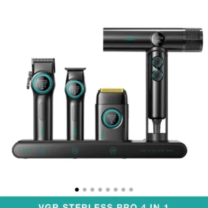 ست ماشین اصلاح حرفه‌ای وی جی آر مدل VGR-STEBLRES PRO 4in1