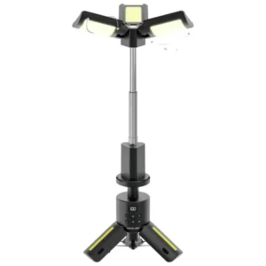 چراغ کمپینگ سه‌پایه‌ای گرین لاین مدل Green Lion Trio Beam Tripod Camping Light