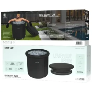وان آب یخ گرین 069362 Green Lion Ice Bath Tub – Black