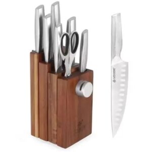 سرویس چاقو اشپزخانه لایف اسمایل مدل NSEL21 با ۹ تکه استیل