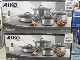 سرویس قابلمه استیل کف لیزری آیکو مدل AK345CS